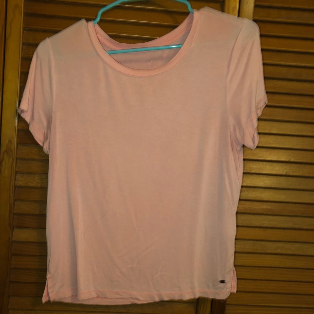 Salmon Color tee.